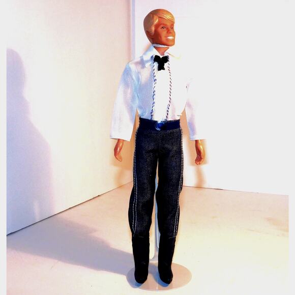 12" Mattel Ken Doll Dressed Up To Go Out on the Town in Ken Jeans! - Picture 3 of 6